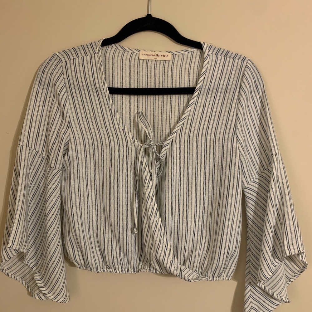 American Threads crop top